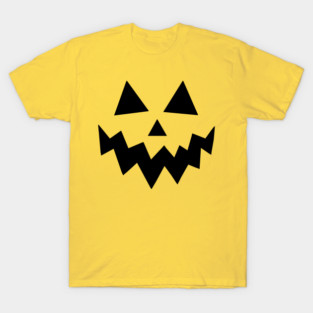 Halloween Pumpkin Jack o Lantern Face T-Shirt