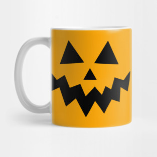 Halloween Pumpkin Jack o Lantern Face Mug