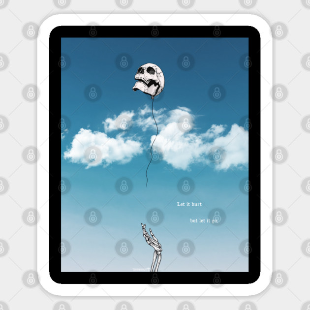 Somewhere Up Here Sticker by Tommy Devoid