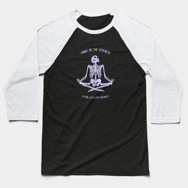 Rest In Inner Peace Baseball T-Shirt by Tommy Devoid