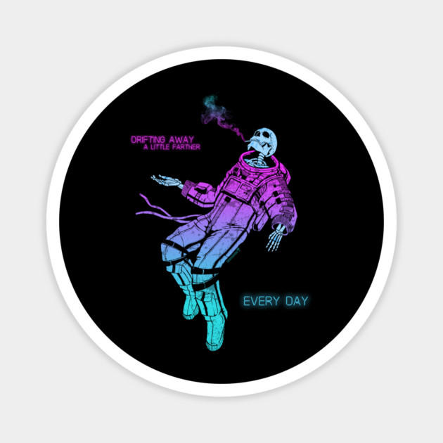 Slowly But Surely Magnet by Tommy Devoid