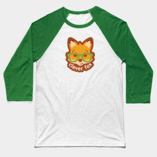Clever Fox Baseball T-Shirt