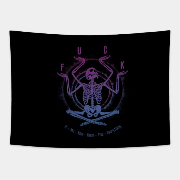 Leave No Stone Unturned Tapestry by Tommy Devoid