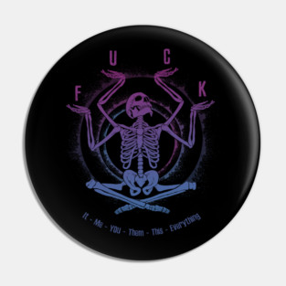 Leave No Stone Unturned Pin