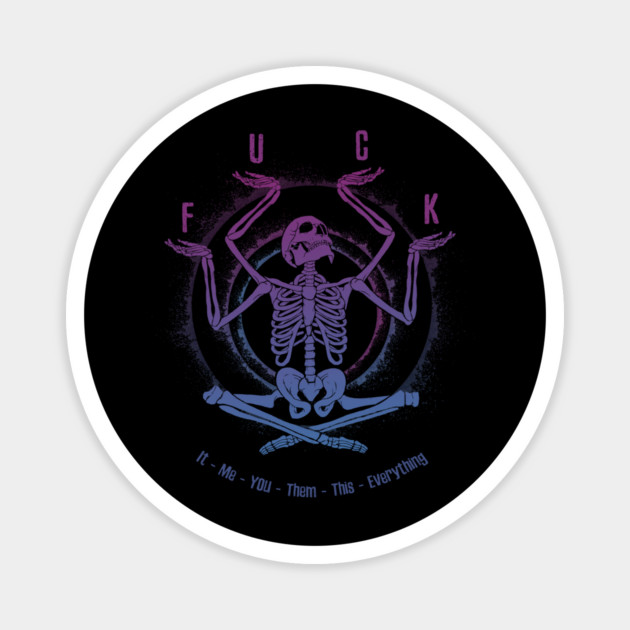 Leave No Stone Unturned Magnet by Tommy Devoid