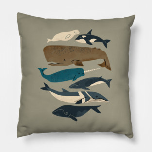 Whales Ahoy Pillow