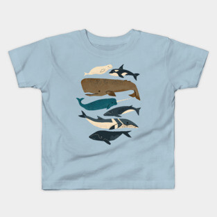 Whales Ahoy Kids T-Shirt