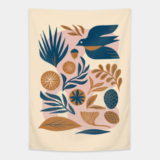 The Bird’s Collection Tapestry