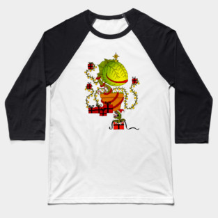 Christmas Flytrap Baseball T-Shirt