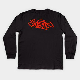 Jordan Graffiti Tag Kids Long Sleeve T-Shirt