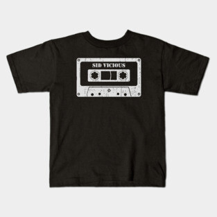 Sid Vicious - Vintage Cassette White Kids T-Shirt