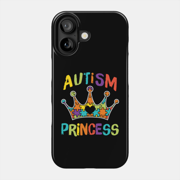 Autism Princess Phone Case by The WYLD Tribe