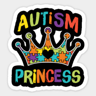 Autism Princess Sticker