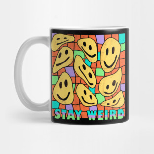 Stay Weird Psychedelic Design Mug