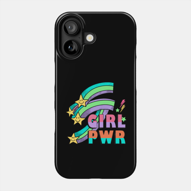 Retro Girl Power 80s Gift Phone Case by The WYLD Tribe