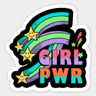 Retro Girl Power 80s Gift Magnet