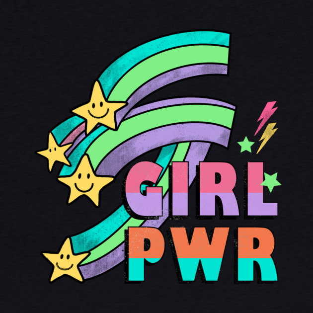 Retro Girl Power 80s Gift by The WYLD Tribe