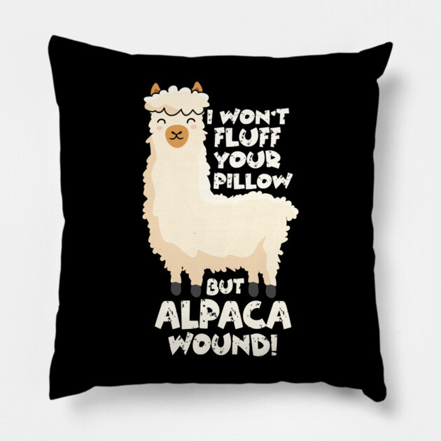 Nurse EMT Alpaca Wound Pillow by The WYLD Tribe