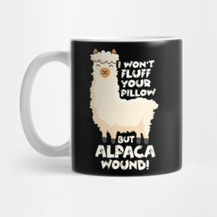 Nurse EMT Alpaca Wound Mug