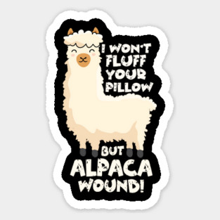 Nurse EMT Alpaca Wound Sticker