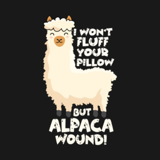 Nurse EMT Alpaca Wound T-Shirt