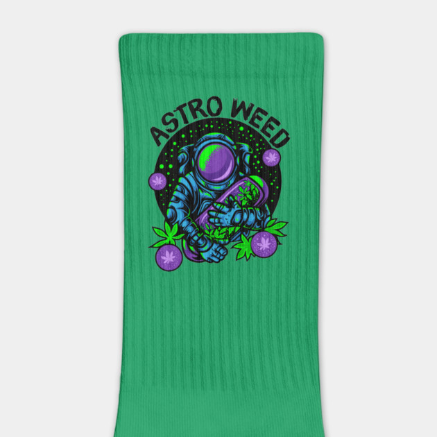 Astronaut Weed Outerspace by The WYLD Tribe