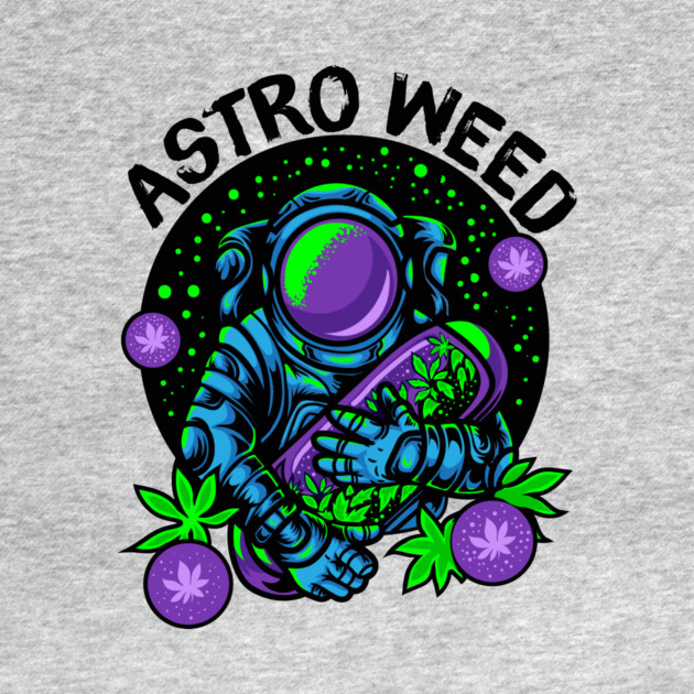 Astronaut Weed Outerspace by The WYLD Tribe