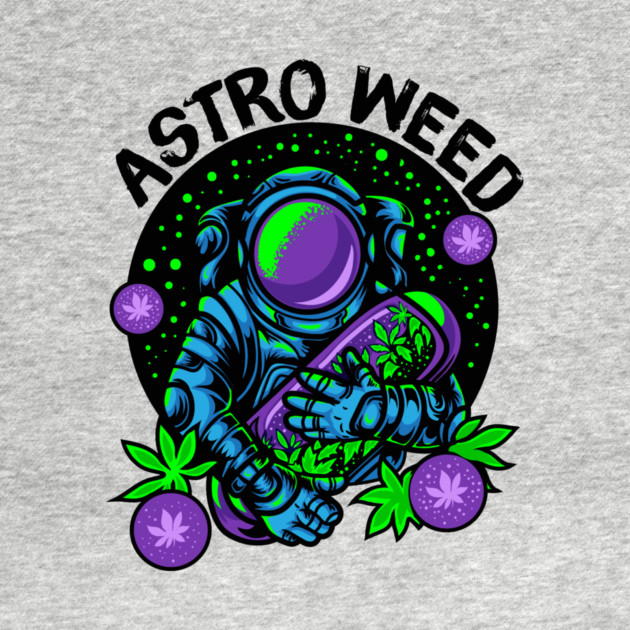 Astronaut Weed Outerspace by The WYLD Tribe