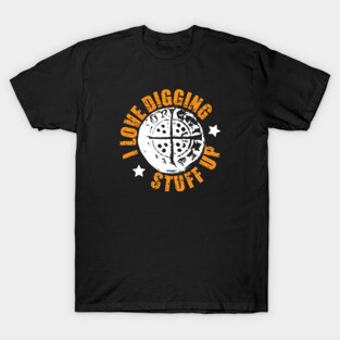 Metal detecting t shirt, hammered coin design T-Shirt