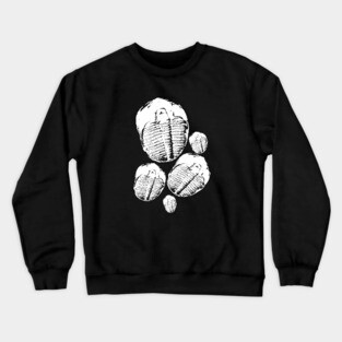 Trilobite tshirt and fun paleontology gift idea Crewneck Sweatshirt