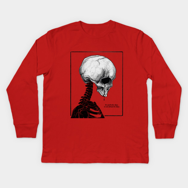 It Is What It Is. Kids Long Sleeve T-Shirt by Tommy Devoid