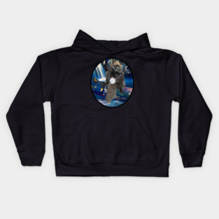 Banjo Alvin Cat Kids Hoodie