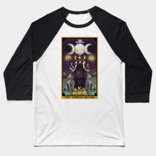 The Goddess Hecate in The Moon Tarot Card Baseball T-Shirt