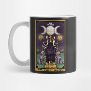 The Goddess Hecate in The Moon Tarot Card Mug