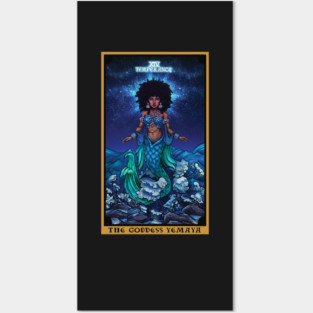 The Goddess Yemaya Temperance Tarot Card Posters and Art