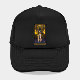 The Goddess Bastet Strength Tarot Card Hat