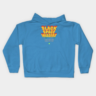 Slack Space Invaders Kids Hoodie