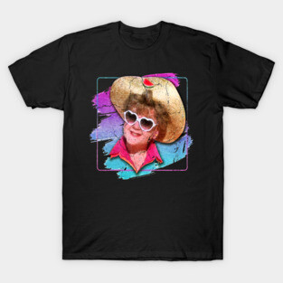 Jessica Fletcher- Retro Vintage Brush Paint T-Shirt