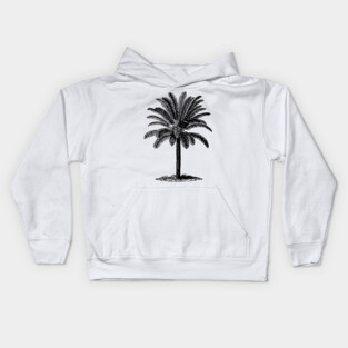 Vintage Palm Tree Kids Hoodie
