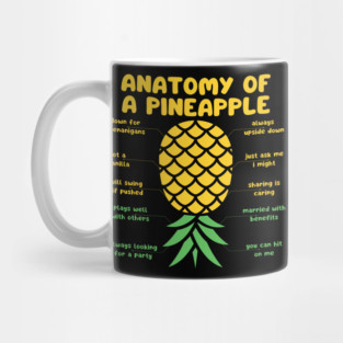 anatomy of a pineapple Mug