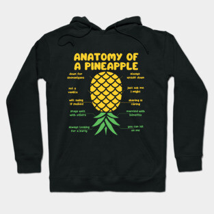 anatomy of a pineapple Hoodie