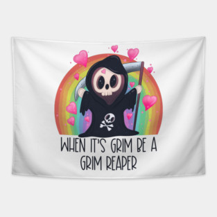 When it’s grim be a grim reaper Tapestry