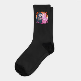 Marceline & Bubblegum Socks