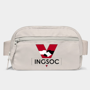INGSOC. GEORGE ORWELL 1984 NOVEL LOGO Bag