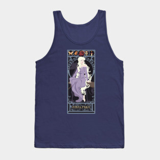 The Last Unicorn - art nouveau - Amalthea Tank Top