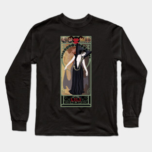 Dark Lili - art nouveau - Legend Long Sleeve T-Shirt