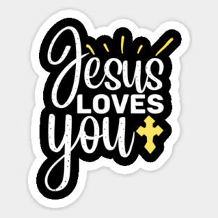Jesus Loves You Magnet
