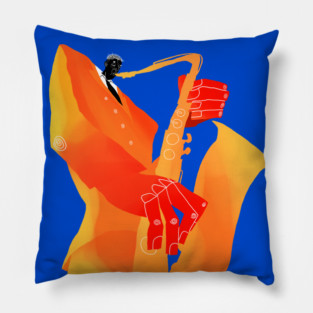 Consumed by Jazz Pillow