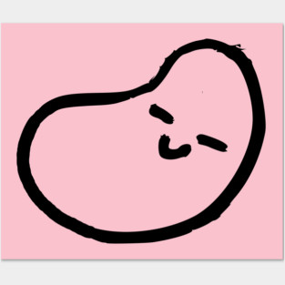 Happy Bean Posters and Art