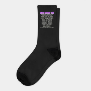 Playa Haters' Ball Attendees Socks